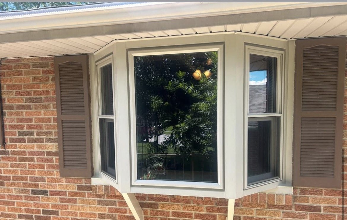 New bay window installed by Southwest Home Services in Fairborn