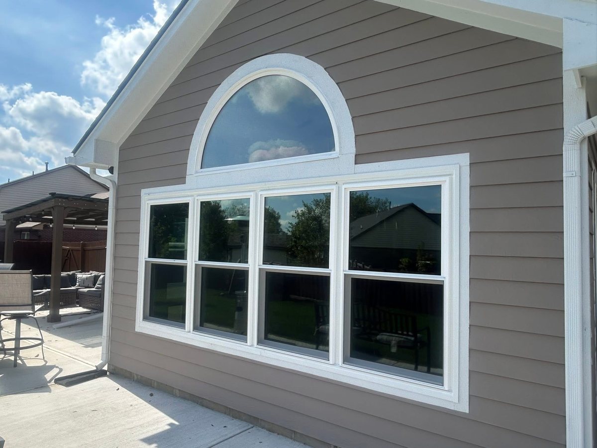 Four-wide with half-round by Southwest Home Services