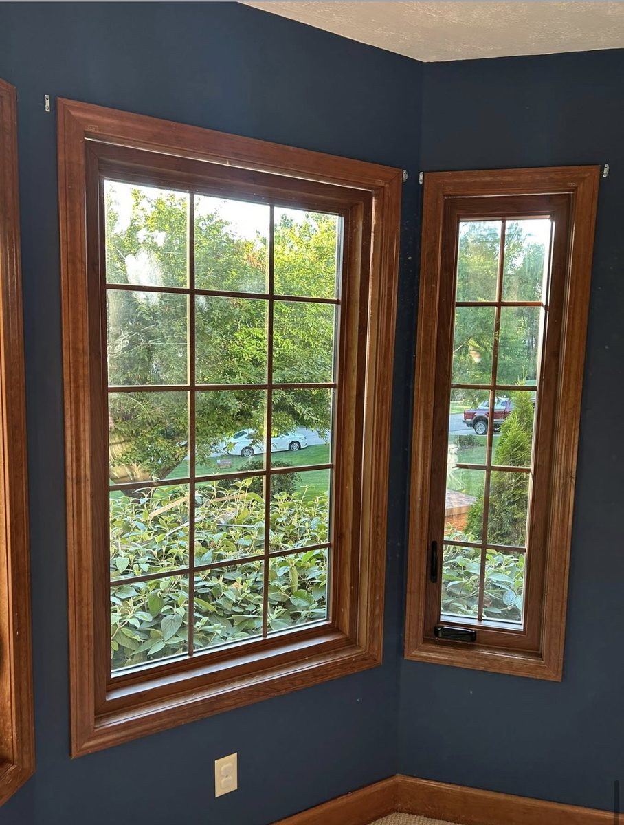 Wood-interior windows by Southwest Home Services