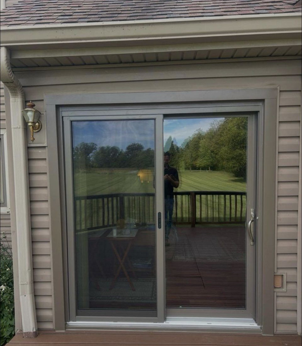 New sliding patio door installed by Southwest Home Services